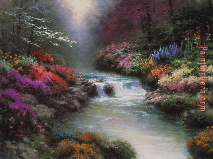Thomas Kinkade Beside Still Waters